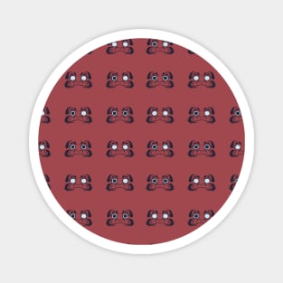 Daruma Faces Pattern Magnet